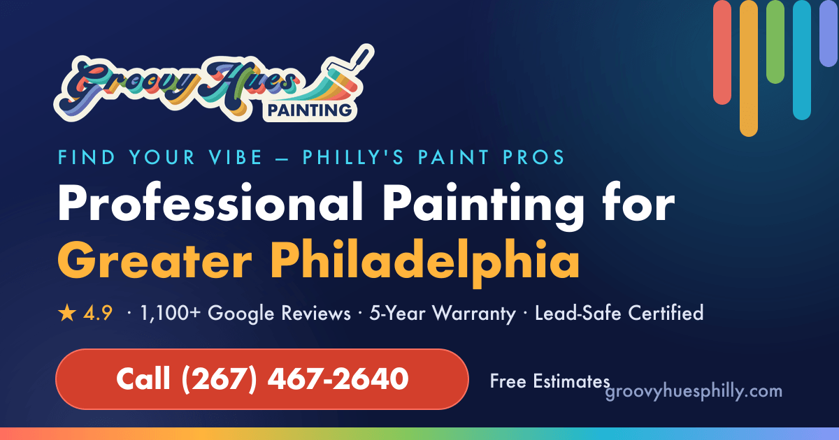 Groovy Hues Painting of Philadelphia