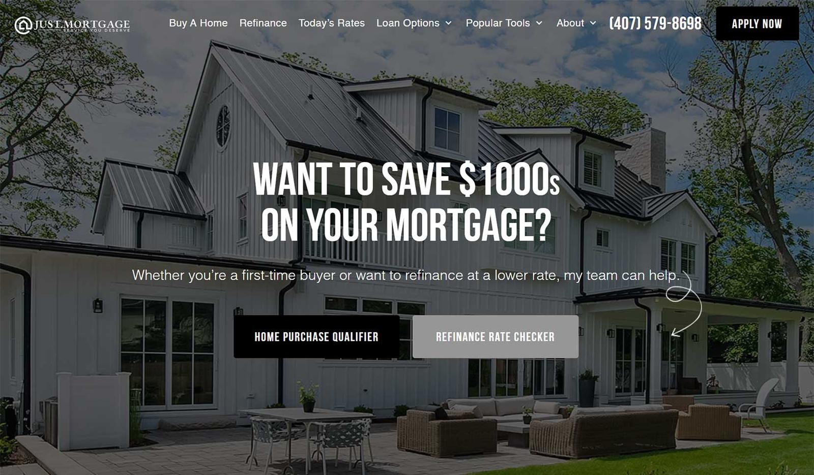 Just Mortgage Co hero