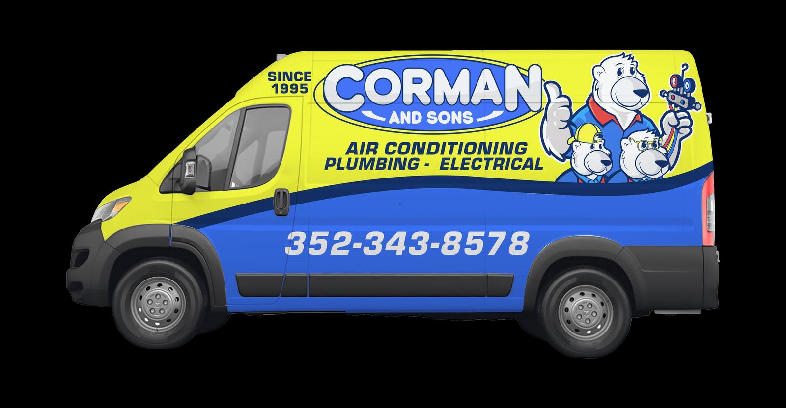 Corman and Sons Air Conditioning and Heating hero